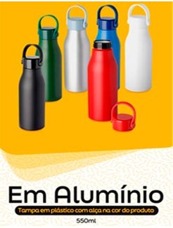Garrafa Alumínio 550ml