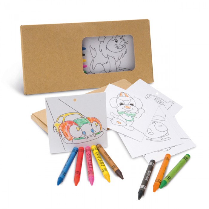 Kit para Pintar em Caixa de Cartão Personalizado