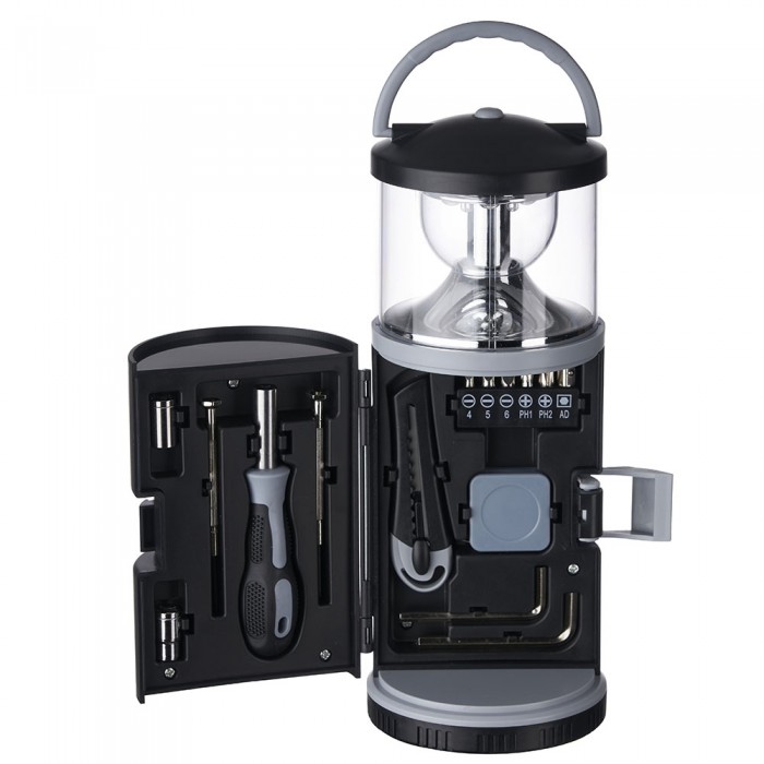 Lanterna com Kit Ferramentas 15 Peças Para Brinde Personalizado
