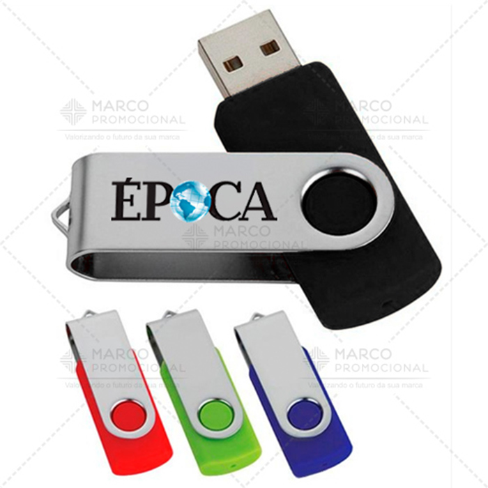 Pendrive Giratório Personalizado