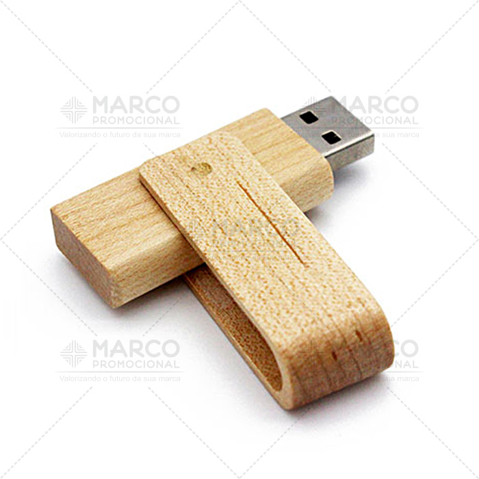 Pendrive Giratório Bambu PG215