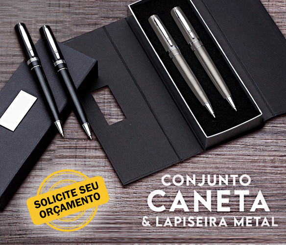 Conjunto de Caneta e Lapiseira